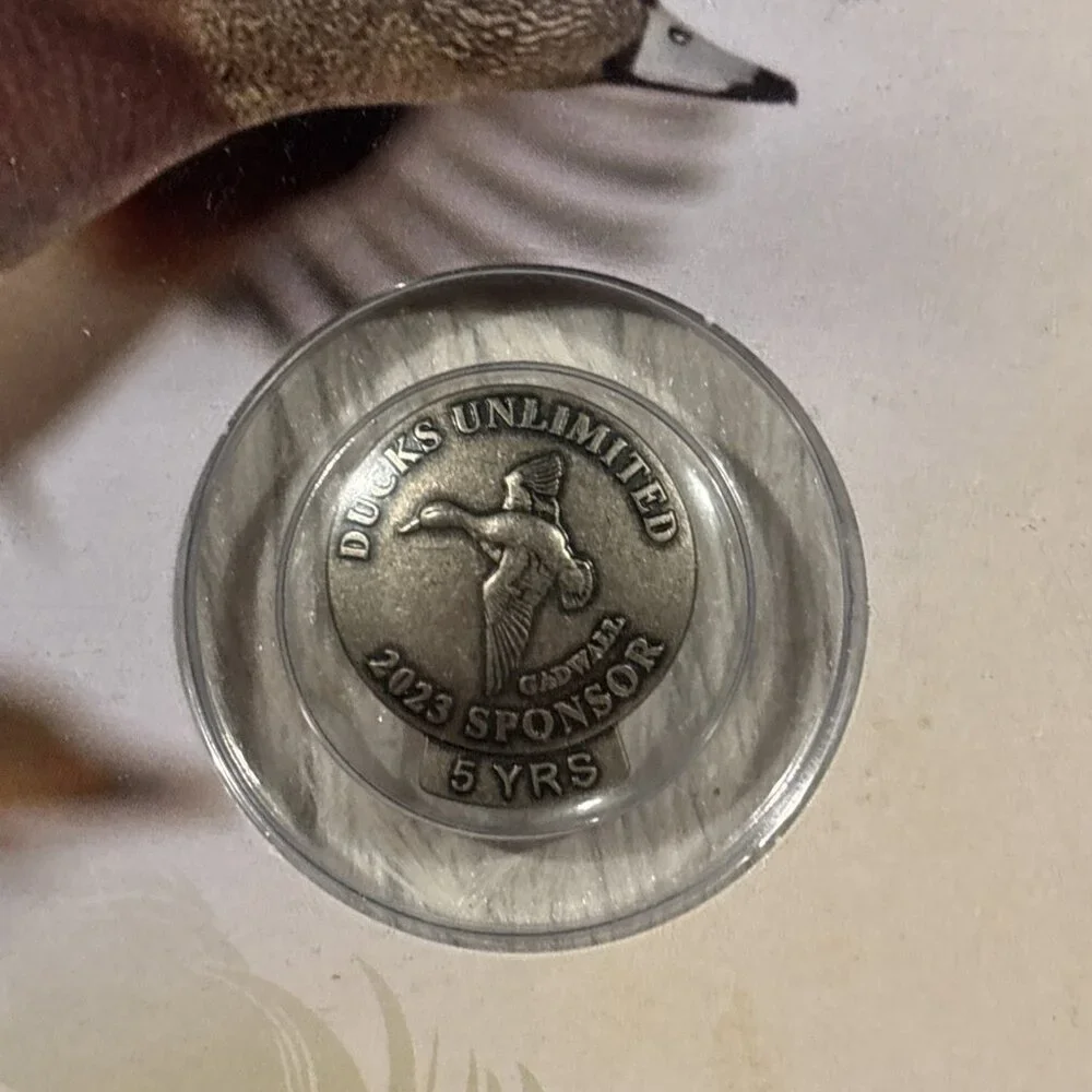 Ducks Unlimited Sponsor Pin Silver 2023 5 Years Gadwall Original Packaging NEW